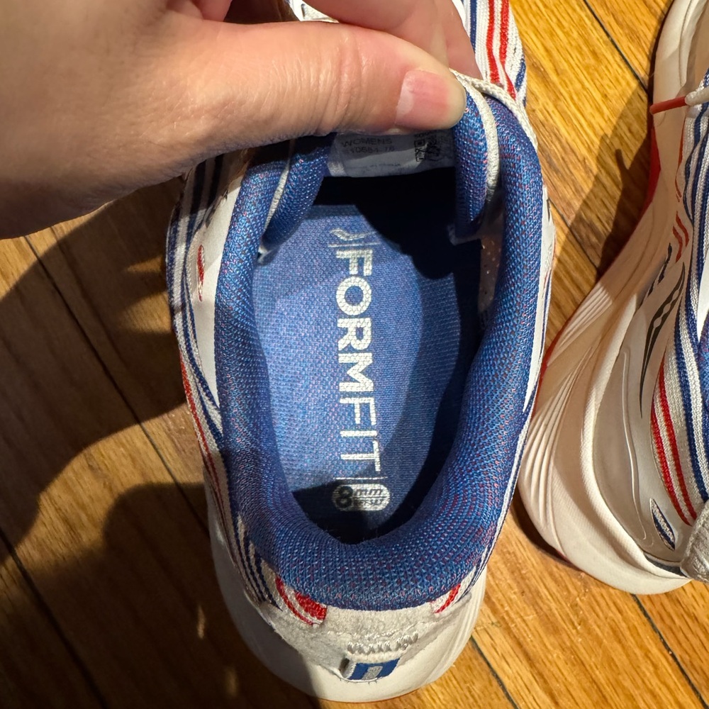 Saucony Ride Guide 15 Banner PWRRUN Running Form Fit 8mm off set Patriotic 9 - Picture 7 of 10